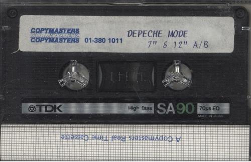 Depeche Mode Stripped - promo cassette single UK DEPCMST204363
