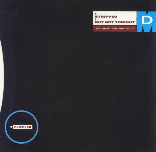 Depeche Mode Stripped 7" vinyl single (7 inch record / 45) UK DEP07ST826957
