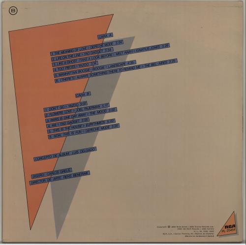 Depeche Mode Tecnomusic vinyl LP album (LP record) Spanish DEPLPTE652054