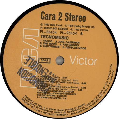 Depeche Mode Tecnomusic vinyl LP album (LP record) Spanish DEPLPTE652054