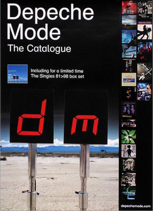 Depeche Mode The Catalogue poster UK DEPPOTH427949