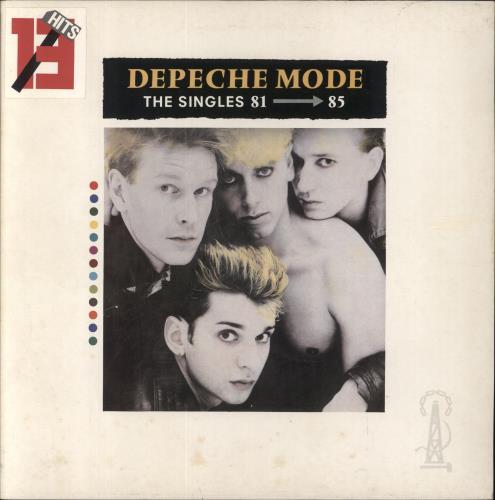 Depeche Mode The Singles 81-85 - EX - Stickered vinyl LP album (LP record) UK DEPLPTH851673