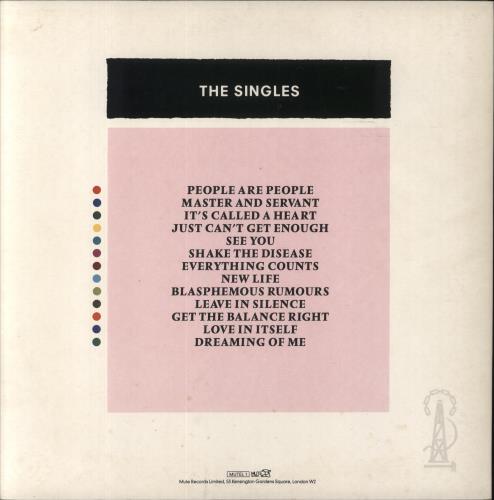 Depeche Mode The Singles 81-85 - EX - Stickered vinyl LP album (LP record) UK DEPLPTH851673