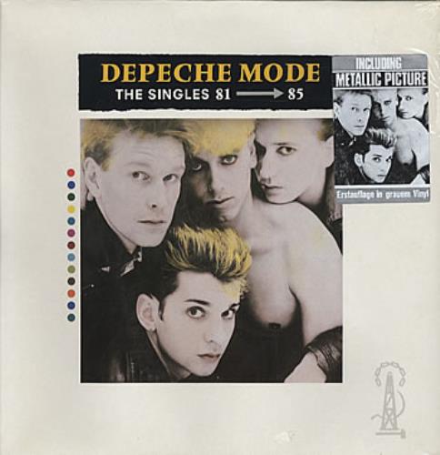 Depeche Mode The Singles 81-85 - Grey - Sealed vinyl LP album (LP record) German DEPLPTH312603
