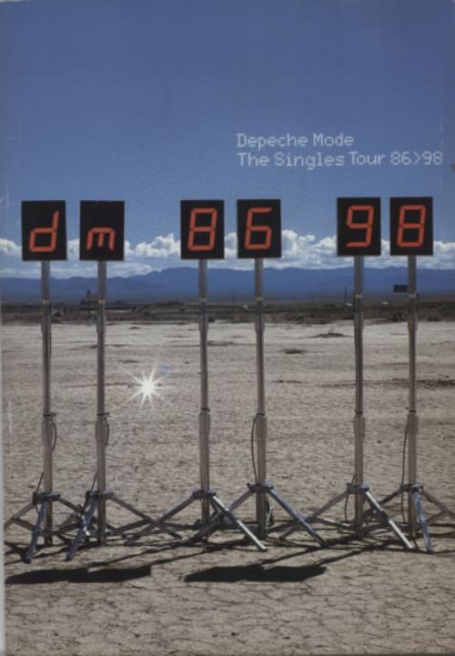 Depeche Mode The Singles Tour 86-98 Signed Programme tour pass UK DEPTPTH612018
