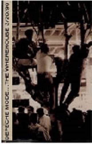 Depeche Mode The Wherehouse 3/20/90 cassette album US DEPCLTH12564