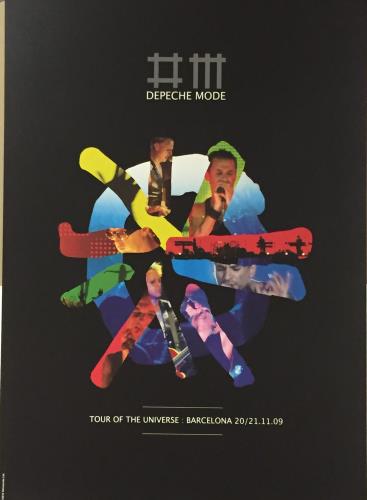 Depeche Mode Tour Of The Universe - Barcelona poster UK DEPPOTO652668