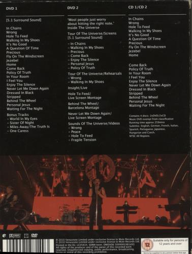 Depeche Mode Tour Of The Universe - Live In Barcelona 2-disc CD/DVD set UK DEP2DTO874480