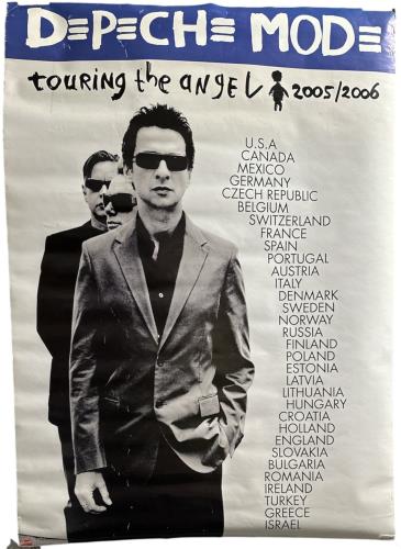 Depeche Mode Touring the Angel poster UK DEPPOTO875781