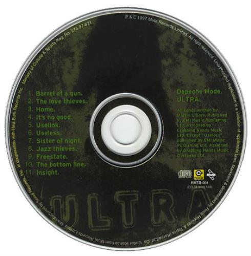 Depeche Mode Ultra + Black Purse/wallet CD album (CDLP) Korean DEPCDUL142790