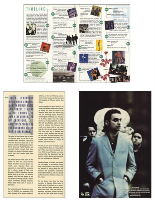 Depeche Mode Ultra media press pack US DEPPPUL198615