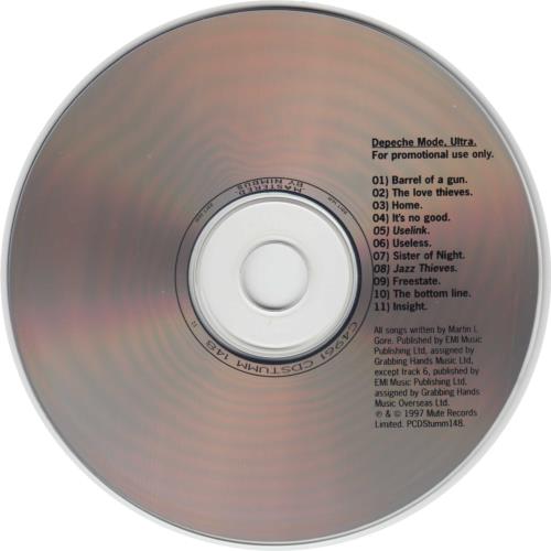 Depeche Mode Ultra CD album (CDLP) UK DEPCDUL83920