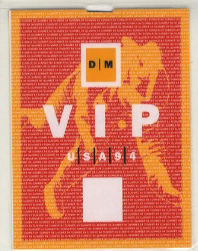 Depeche Mode USA 94 tour pass US DEPTPUS442986