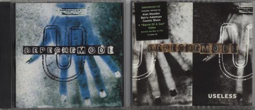 Depeche Mode Useless 2-CD single set (Double CD single) UK DEP2SUS180298