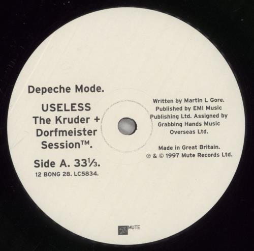 Depeche Mode Useless 12" vinyl single (12 inch record / Maxi-single) UK DEP12US96506
