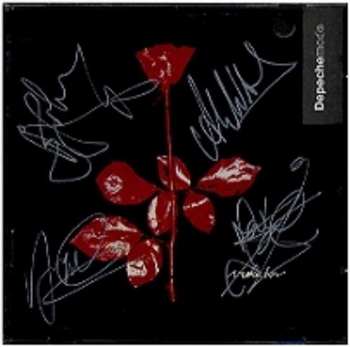 Depeche Mode Violator - autographed CD album (CDLP) US DEPCDVI191316