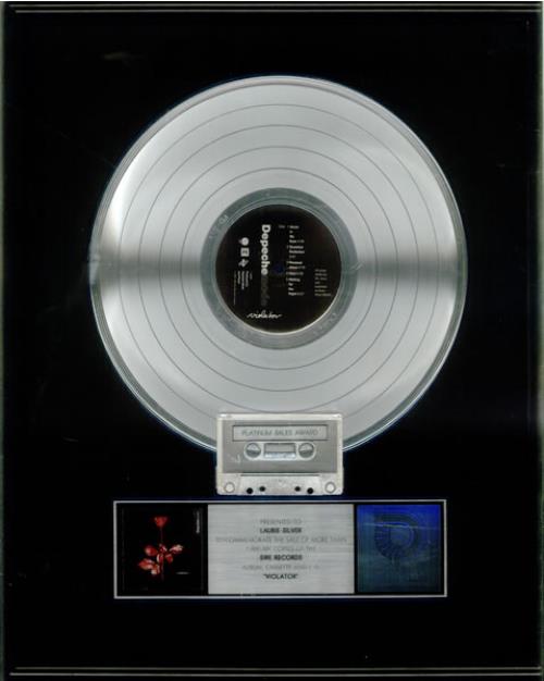 Depeche Mode Violator - Platinum award disc US DEPAWVI539100