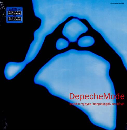 Depeche Mode World In My Eyes 12" vinyl single (12 inch record / Maxi-single) US DEP12WO07881