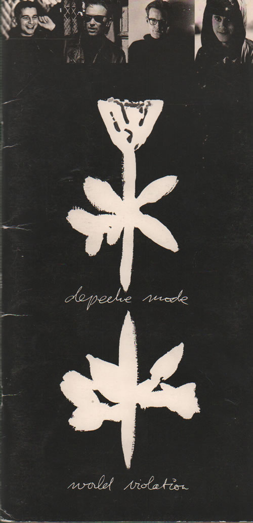 Depeche Mode World Violation + Guest Pass, Wristband & Merchandise Insert tour programme UK DEPTRWO637134
