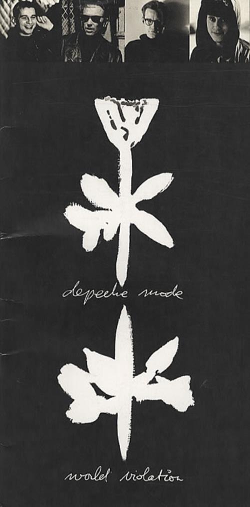 Depeche Mode World Violation tour programme UK DEPTRWO27808