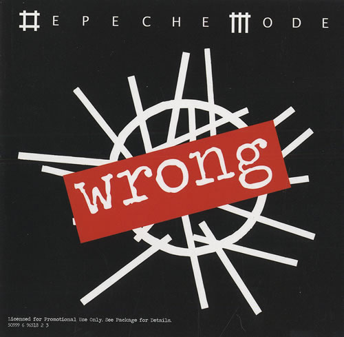 Depeche Mode Wrong CD single (CD5 / 5") US DEPC5WR466819