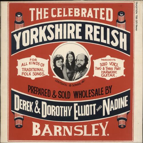 Derek & Dorothy Elliott Yorkshire Relish - Autographed vinyl LP album (LP record) UK D=DLPYO475751