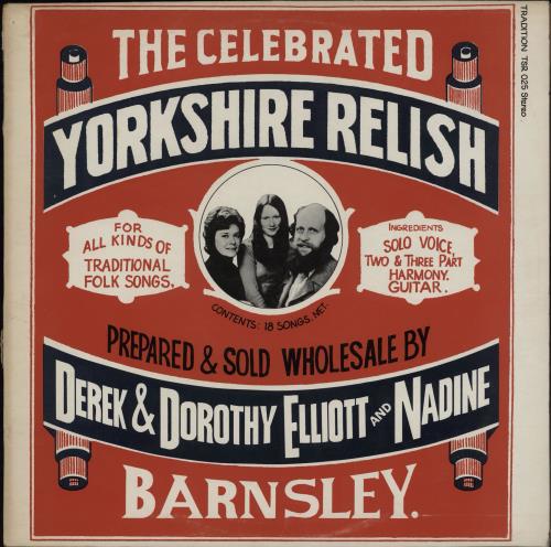 Derek & Dorothy Elliott Yorkshire Relish vinyl LP album (LP record) UK D=DLPYO757905
