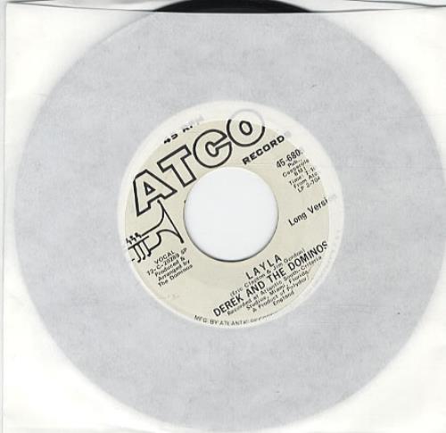 Derek And The Dominos Layla - Long/Short 7" vinyl single (7 inch record / 45) US D&D07LA339674