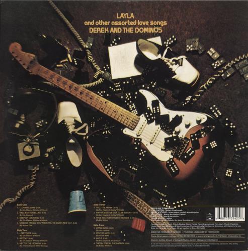 Derek And The Dominos Layla And Other Assorted Love Songs 2-LP vinyl record set (Double LP Album) UK D&D2LLA878765