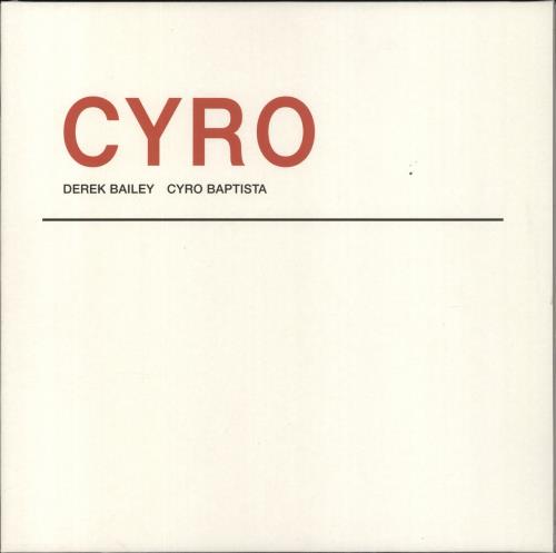 Derek Bailey Cyro 2-LP vinyl record set (Double LP Album) UK EZ12LCY855875