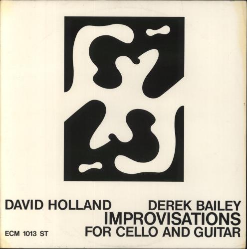 Derek Bailey Improvisations For Cello And Guitar vinyl LP album (LP record) German EZ1LPIM857320