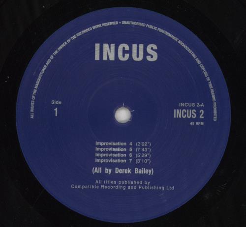 Derek Bailey Solo Guitar Volume 1 2-LP vinyl record set (Double LP Album) UK EZ12LSO855878