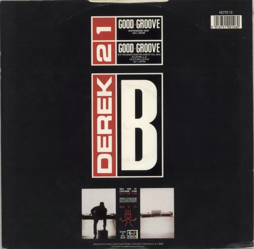 Derek B Good Groove 12" vinyl single (12 inch record / Maxi-single) UK DEK12GO370915