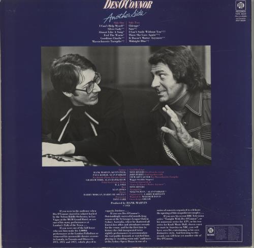 Des O'Connor Another Side vinyl LP album (LP record) UK DSOLPAN238575