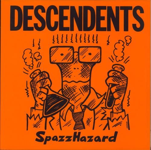 Descendents SpazzHazard - Etched Disc 12" vinyl single (12 inch record / Maxi-single) Dutch DEC12SP870624