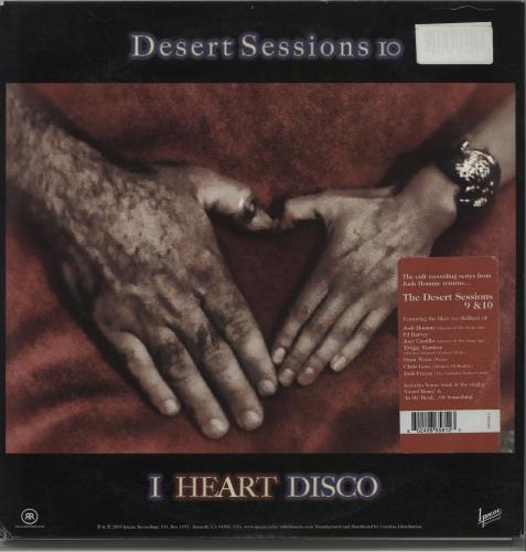 Desert Sessions Desert Sessions 9 & 10 - Hype Sticker 2-LP vinyl record set (Double LP Album) UK DEI2LDE272514