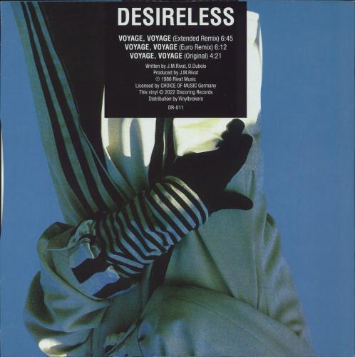 Desireless Voyage Voyage - White vinyl 12" vinyl single (12 inch record / Maxi-single) Italian DES12VO812279