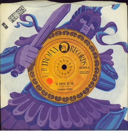 Desmond Dekker It Gotta Be So 7" vinyl single (7 inch record / 45) UK DDK07IT575317
