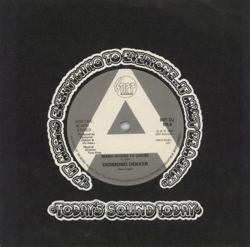 Desmond Dekker Many Rivers To Cross - 'A' Label 7" vinyl single (7 inch record / 45) UK DDK07MA870544