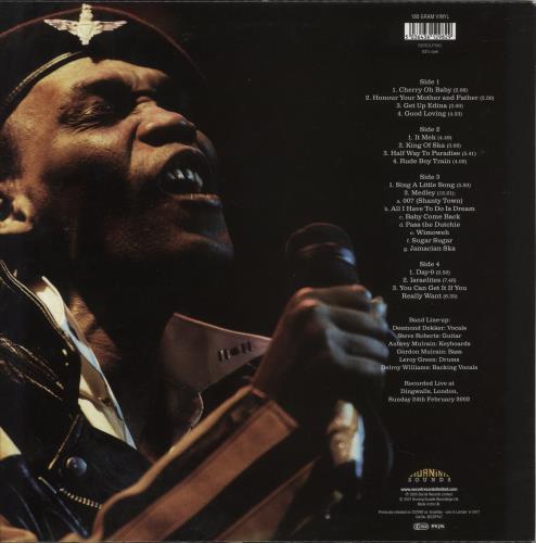 Desmond Dekker The King Of Ska - Live At Dingwalls - 180gm 2-LP vinyl record set (Double LP Album) UK DDK2LTH875884