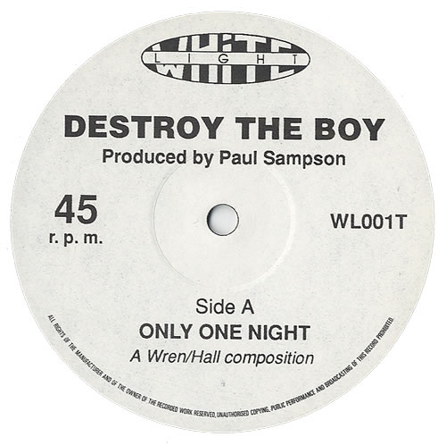 Destroy The Boy Only One Night 12" vinyl single (12 inch record / Maxi-single) UK DT912ON437508