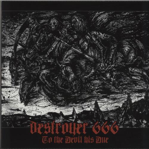 Destroyer 666 To The Devil His Due - Red Silver Swirl Vinyl vinyl LP album (LP record) US IX7LPTO659174