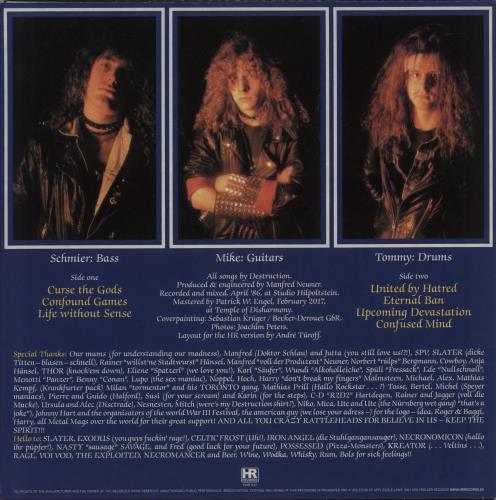 Destruction Eternal Devastation vinyl LP album (LP record) German D47LPET868661