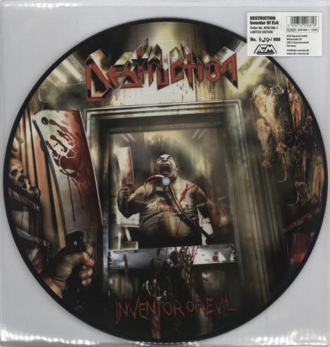 Destruction Inventor Of Evil picture disc LP (vinyl picture disc album) German D47PDIN891580