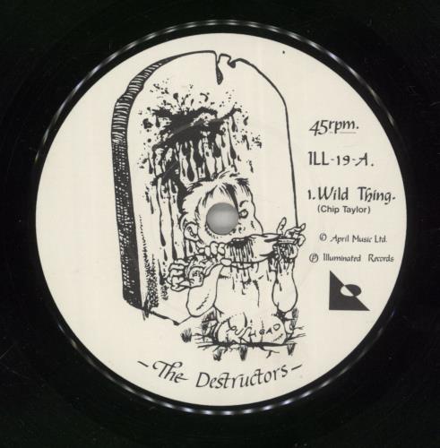 Destructors Forces Of Law EP 7" vinyl single (7 inch record / 45) UK 43V07FO870291