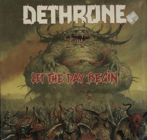 Dethrone Let The Day Begin vinyl LP album (LP record) French E6VLPLE594995