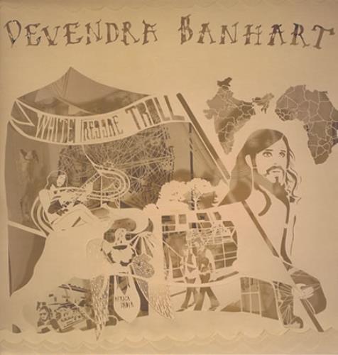 Devendra Banhart White Reggae Troll 12" vinyl single (12 inch record / Maxi-single) UK DBH12WH363364