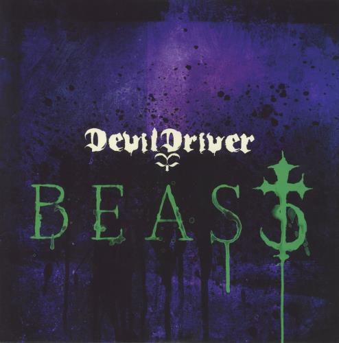 DevilDriver Beast - Green and Purple Swirl 2-LP vinyl record set (Double LP Album) UK 1Q02LBE825397