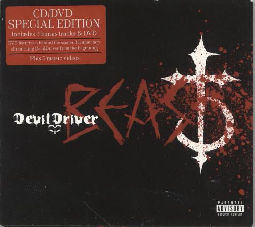 DevilDriver Beast 2-disc CD/DVD set UK 1Q02DBE748731