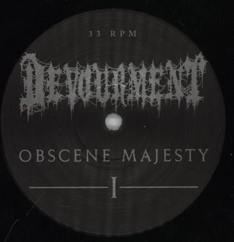 Devourment Obscene Majesty vinyl LP album (LP record) US -5YLPOB891451